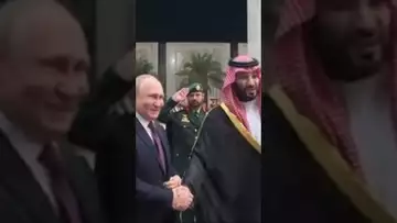 Russia's Putin meets with Saudi Crown Prince Mohammed Bin Salman  #politics