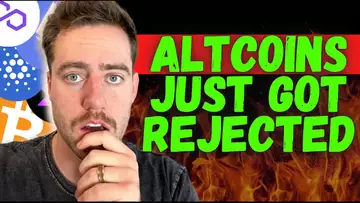 ALTCOINS JUST GOT REJECTED!