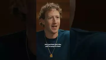 Meta CEO Zuckerberg talks about a special necklace he always wears #shorts