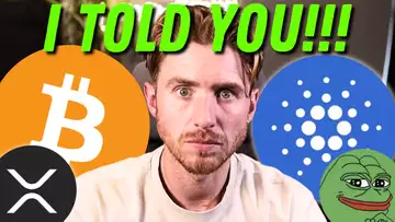 🚨CARDANO ADA, XRP RIPPLE & PEPE COIN I Told You This Would Happen.. ITS TIME... LAST CHANCE!!!!