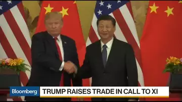 Trump Tells Xi U.S.-China Trade Deficit Is `Not Sustainable'