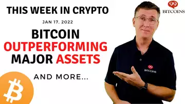 🔴 Bitcoin Outperforming Major Assets | This Week in Crypto – Jan 17, 2022