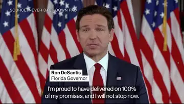 DeSantis Says He's Quitting Presidential Race, Backing Trump