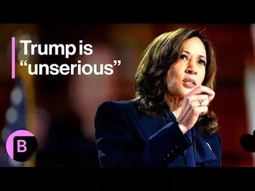 Kamala Harris Calls Trump an 'Unserious Man'