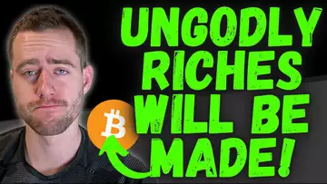 UNGODLY AMOUNTS OF $$$ WILL BE MADE WITH BITCOIN! *MOST PEOPLE DON'T GET THIS YET*