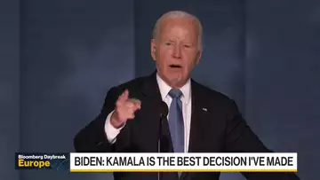 Biden Touts Legacy, Hails Kamala Harris at Democratic National Convention Daybreak: Europe 08/20/24