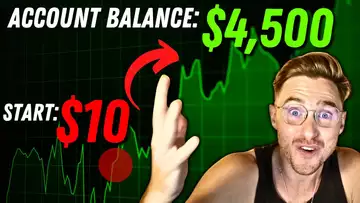 How To Grow $10 To $4,500 Trading Crypto In 2024 | 75x Strategy