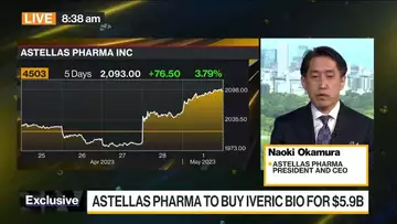 Astellas Pharma CEO Says Confident of Iveric Bio Drug Approval