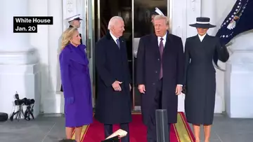 Biden Greets Trump at White House Before Inauguration