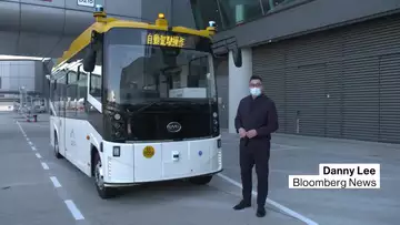 HK Airport’s Robobus Offers Glimpse of Driverless Future