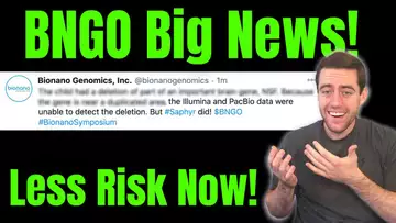 BNGO Just Did Something PacBio Couldn't! BNGO Is Up Big Today For 3 Reasons!