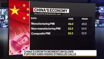 China's Growth Momentum Slows Further