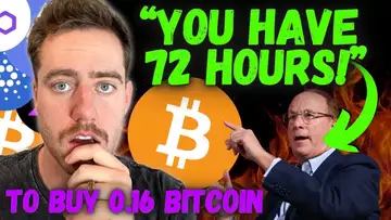 BLACKROCK IS GIVING YOU 72 HOURS TO BUY 0.16 BITCOIN! (SHOCKING BITCOIN NEWS COULD SWAY ELECTION!)