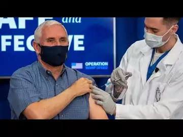 Vice President Mike Pence Receives Covid-19 Vaccine Shot