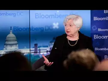 Janet Yellen on GDP Report, Bond Yields, China, War in Israel