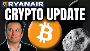 BITCOIN & CRYPTO UPDATE - APPLE, RYANAIR, ELON'S PLANS TO MINE GOLD IN SPACE