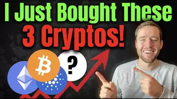 3 Cryptos I JUST BOUGHT Today! These Need To Be Bought Quickly! Big News And Big Potential.