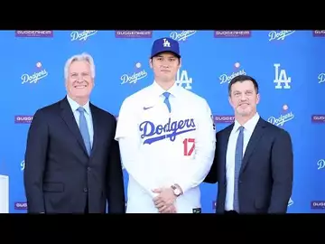 Ohtani Wears LA Dodgers Jersey After Record $700 Million Contract