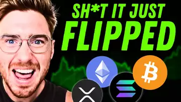 BITCOIN : IT'S HAPPENING, IT JUST FLIPPED!