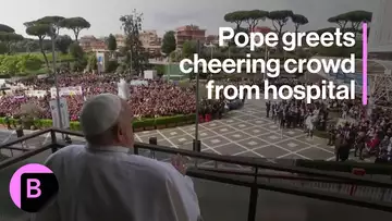 Pope Makes Brief Appearance From Hospital Balcony