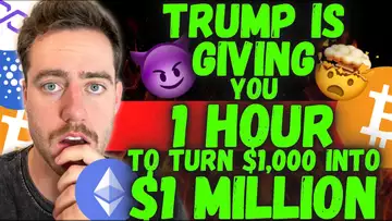 TRUMP IS GIVING YOU 2 HOURS BEFORE IT HAPPENS! (BUY 0.01 BITCOIN NOW)