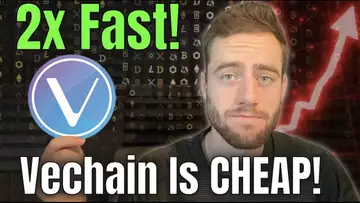 Vechain Set To DOUBLE Fast! Huge News, You Don't Want To Miss Out On This Crypto!