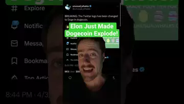 Elon Just Made Dogecoin EXPLODE