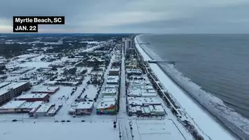 Massive Snowstorm Sweeps Through US South