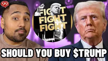 Should You Buy $TRUMP Coin?! REAL DONALD TRUMP CRYPTO COIN?!