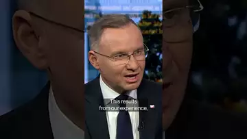 Poland’s #Duda warns #Putin will attack others if #Russia wins in #Ukraine #politics #shorts