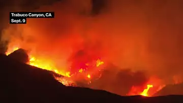 Bridge Fire Continues to Burn Near Los Angeles