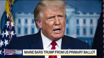 Trump Barred From Running in Maine Primary