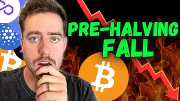 BITCOIN IS FALLING AGAIN! (THIS IS THE PRE-HALVING FLUSH!)