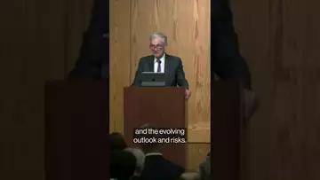 Fed Chair Powell’s Jackson Hole speech in 60 seconds #bloomberg #shorts