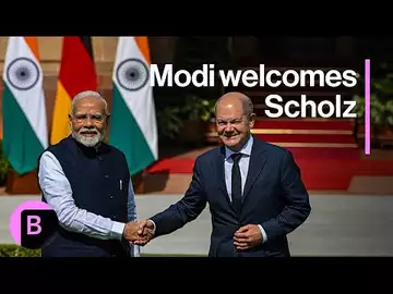 India's Modi Welcomes Germany's Scholz in New Delhi