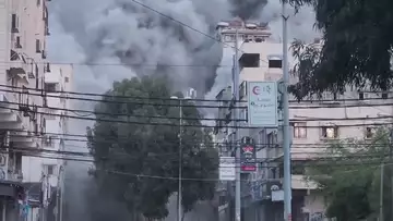 Israeli Airstrike Flattens Building in Gaza City