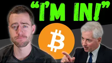 BILL ACKMAN FLIPPING ON BITCOIN! BLACKROCK CEO PUMPING BITCOIN ON TV!