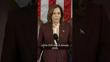 Kamala Harris Certifies Trump Won the Presidential Election