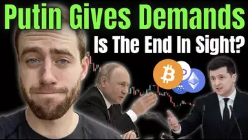 Putin Gives DEMANDS! Crypto Flipping Bullish Soon!?