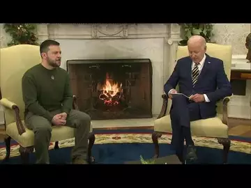 Biden Tells Ukraine's Zelenskiy US Seeks a 'Just Peace' in the War