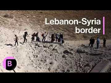 Middle East: Israeli Airstrikes by Lebanon-Syria Border Block Highway