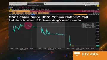 China Stocks May Have Bottomed, UBS Says