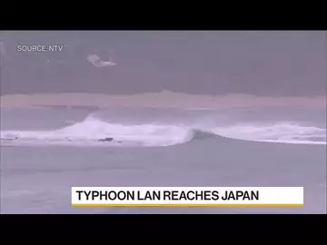 Typhoon Lan Makes Landfall in Japan