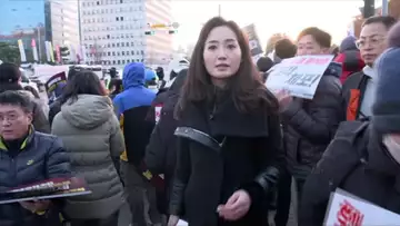 South Korean Protesters Demand President Yoon's Resignation