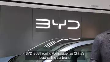 BYD Tops Volkswagen as China's Best-Selling Car Brand