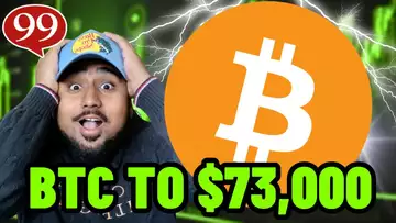 BTC TO $73K!? Buy Bitcoin Before the pump! Bitcoin Price Prediction