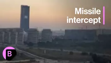 Hezbollah Missile Fired at Tel Aviv: UGC Video Moments After Interception