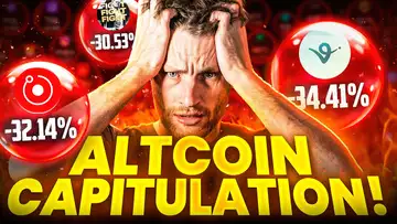 ALTCOIN CAPITULATION! 🚨 This Is My Next Move!