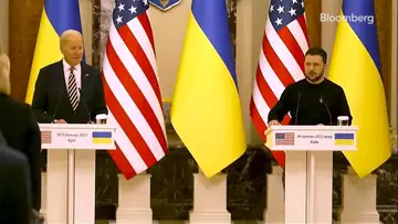 Biden Makes Surprise Visit to Ukraine, Ahead of One Year Anniversary