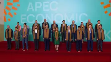 President Joe Biden Enters Last for APEC Family Photo